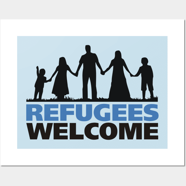 Refugees Welcome Wall Art by ForTheFuture